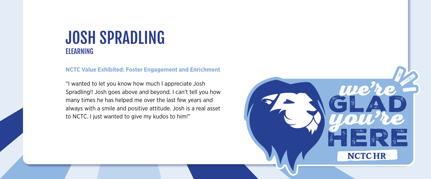 Josh Spradling KUDOSMARCH26